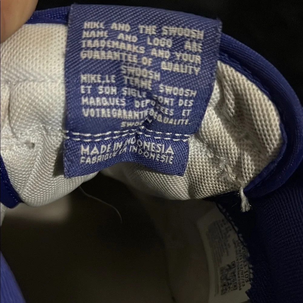 Nike Blue and White Sneakers - Picture 2 of 6